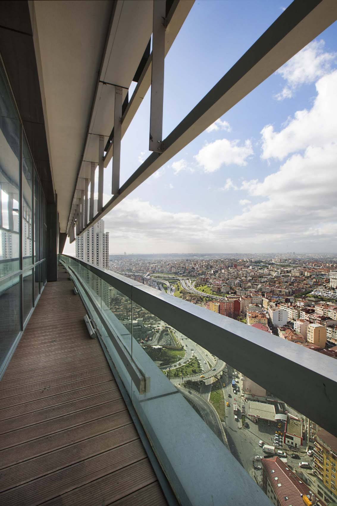 Blick von der iTower-Terrasse über die Dächer von Istanbul
